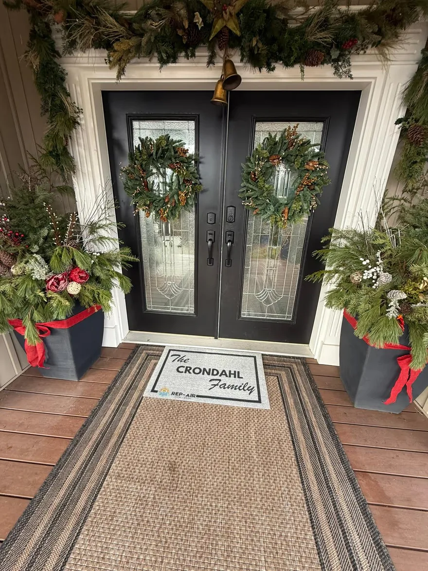 A Fraser Valley homeowner with their personalised Rep-Air welcome gift, photo 19