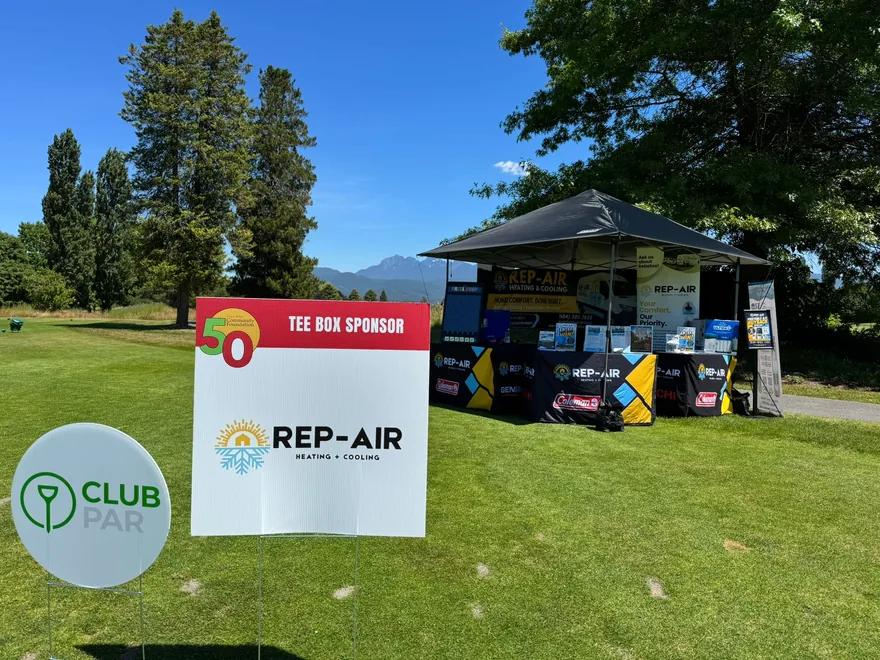 Rep-Air Heating and Cooling booth at a Fraser Valley community event, photo 4