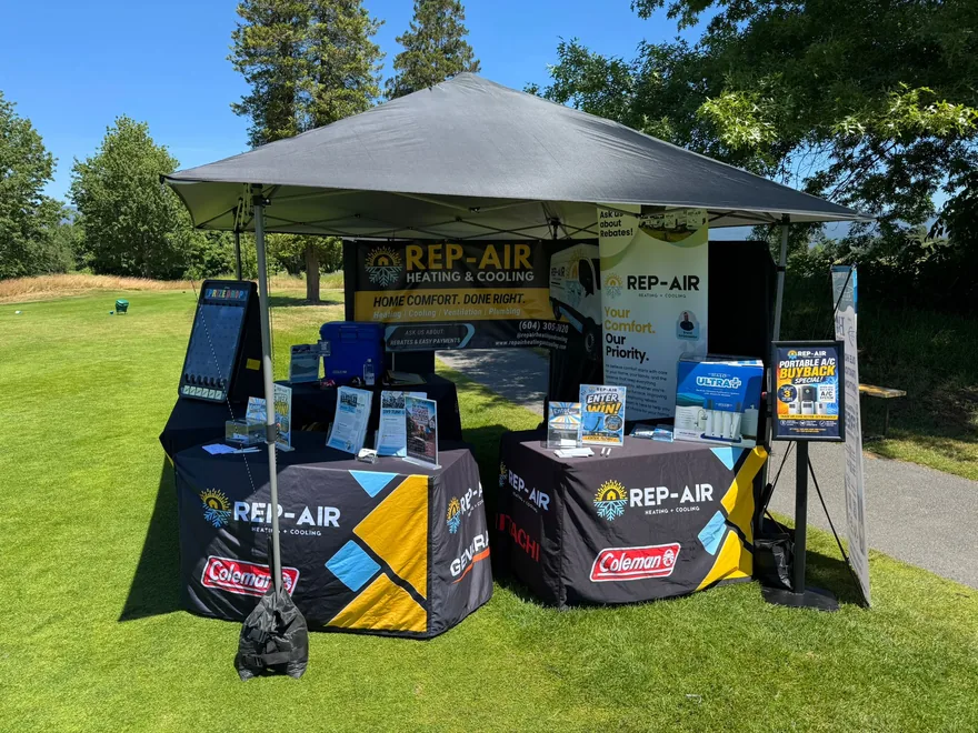 Rep-Air Heating and Cooling booth at a Fraser Valley community event, photo 6
