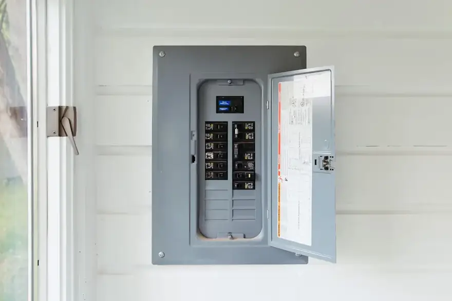 Residential electrical panel upgraded by Rep-Air