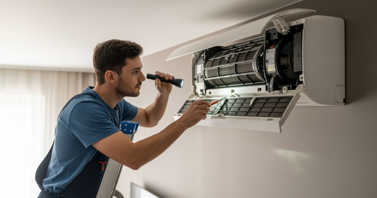 AC indoor unit repair